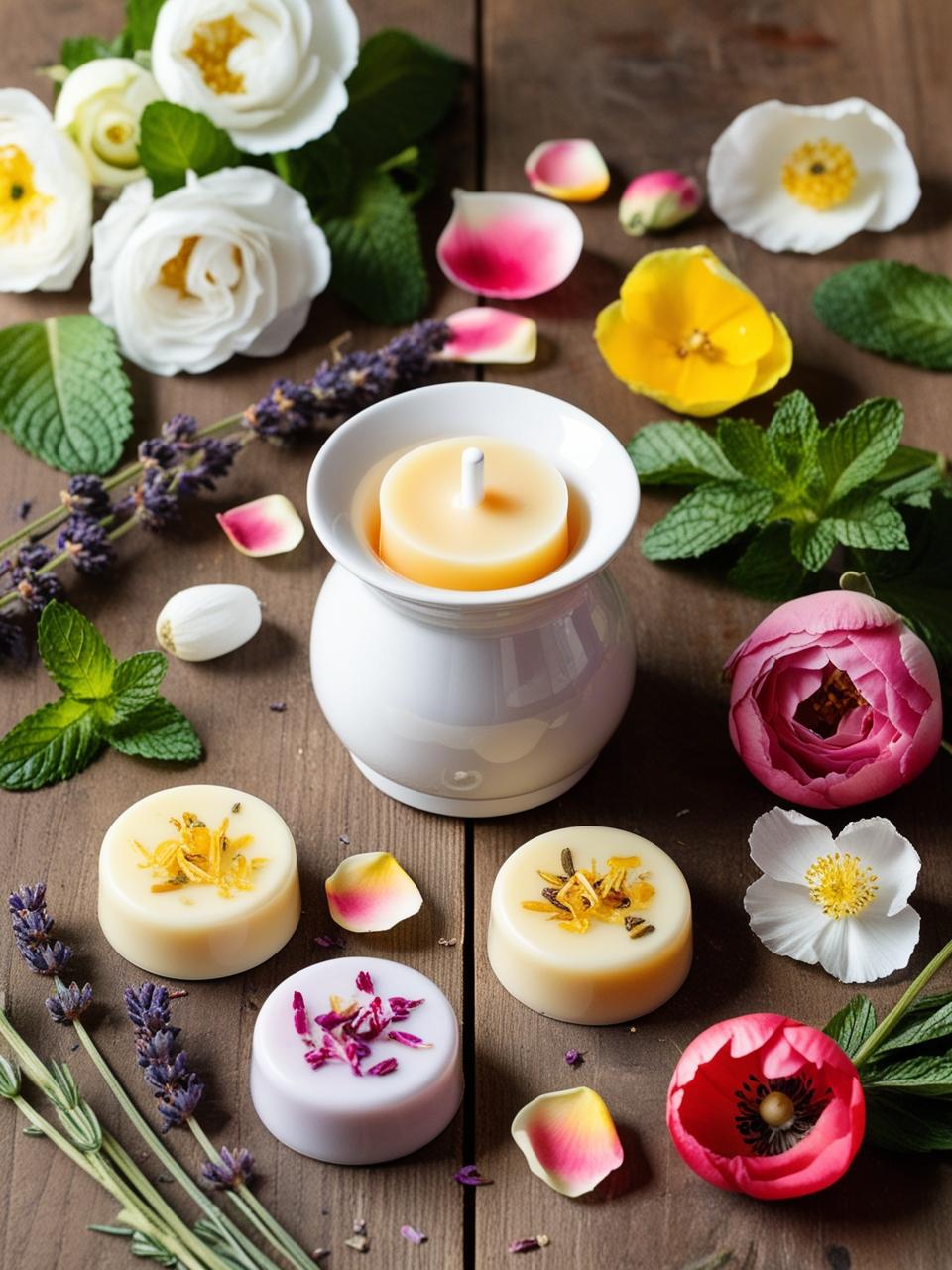 Coffret Brûle parfum et ses fondants - FLORALE
