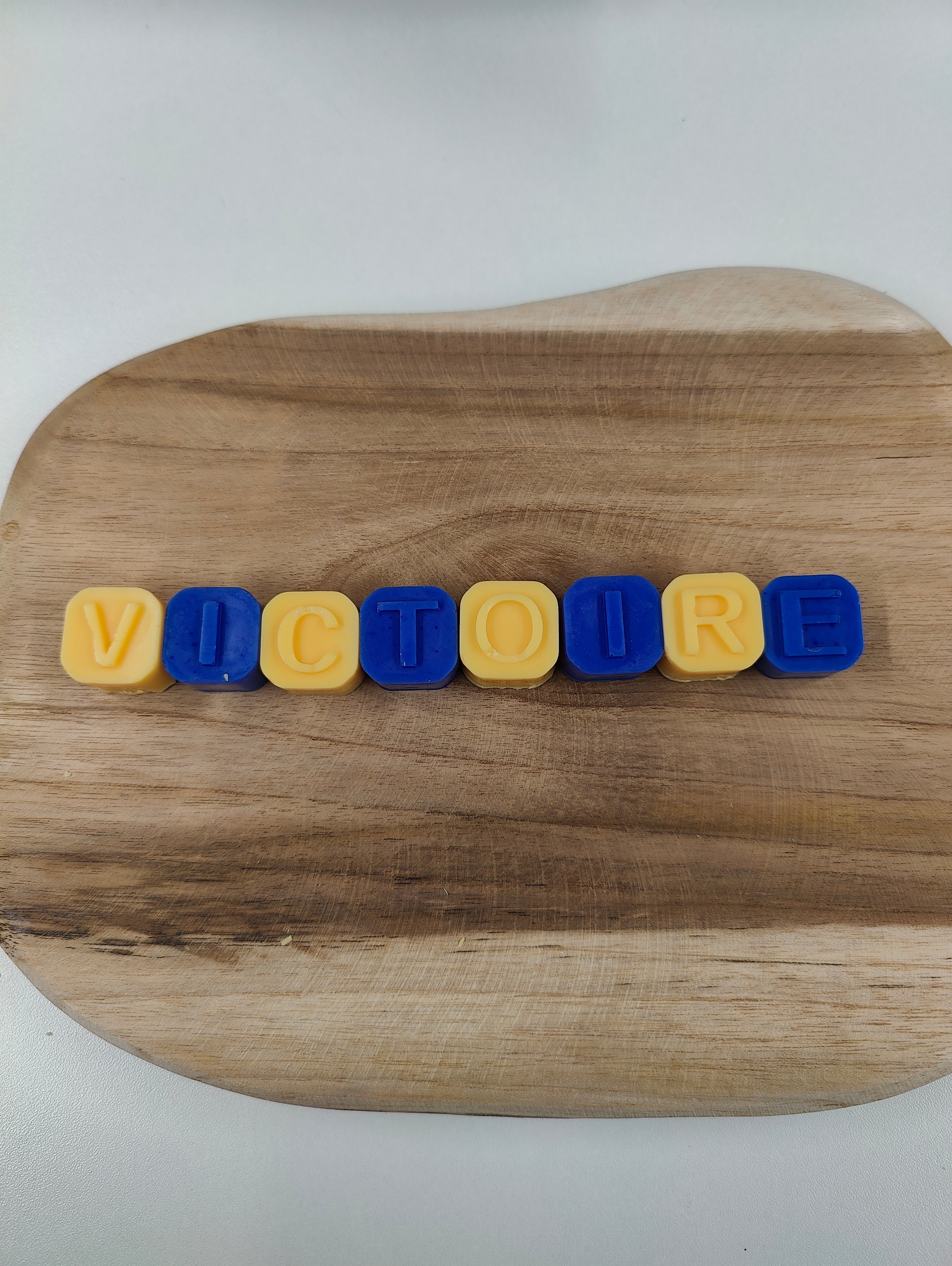 Fondants parfumés lettres