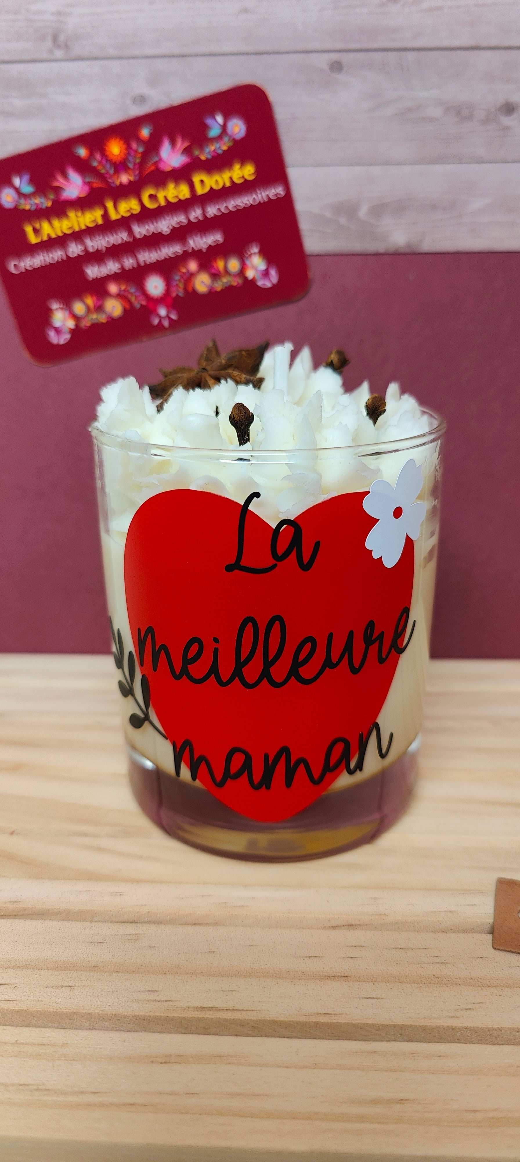 Bougie gourmande "Fête des Mères"