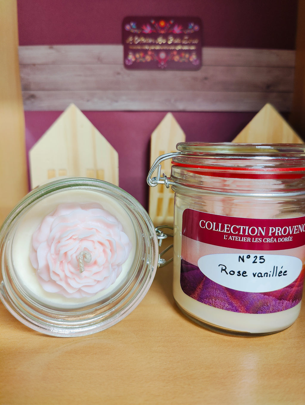 Bougie Parfumée Belle de Grasse - Rose vanillée
