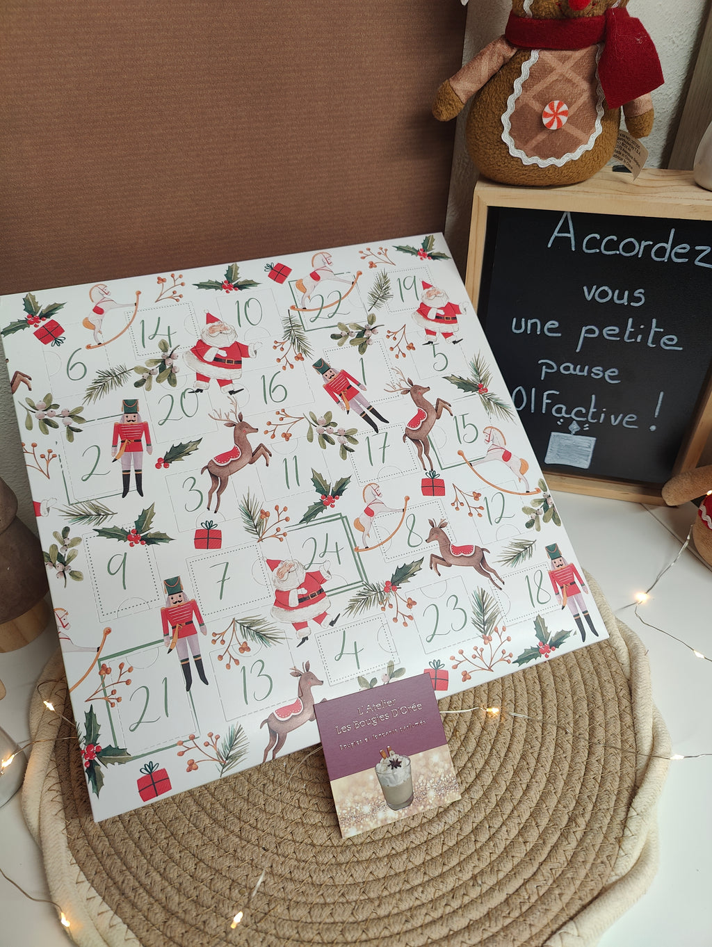 Calendrier de l'Avent - Fondants Parfumés Senteurs d'Hiver