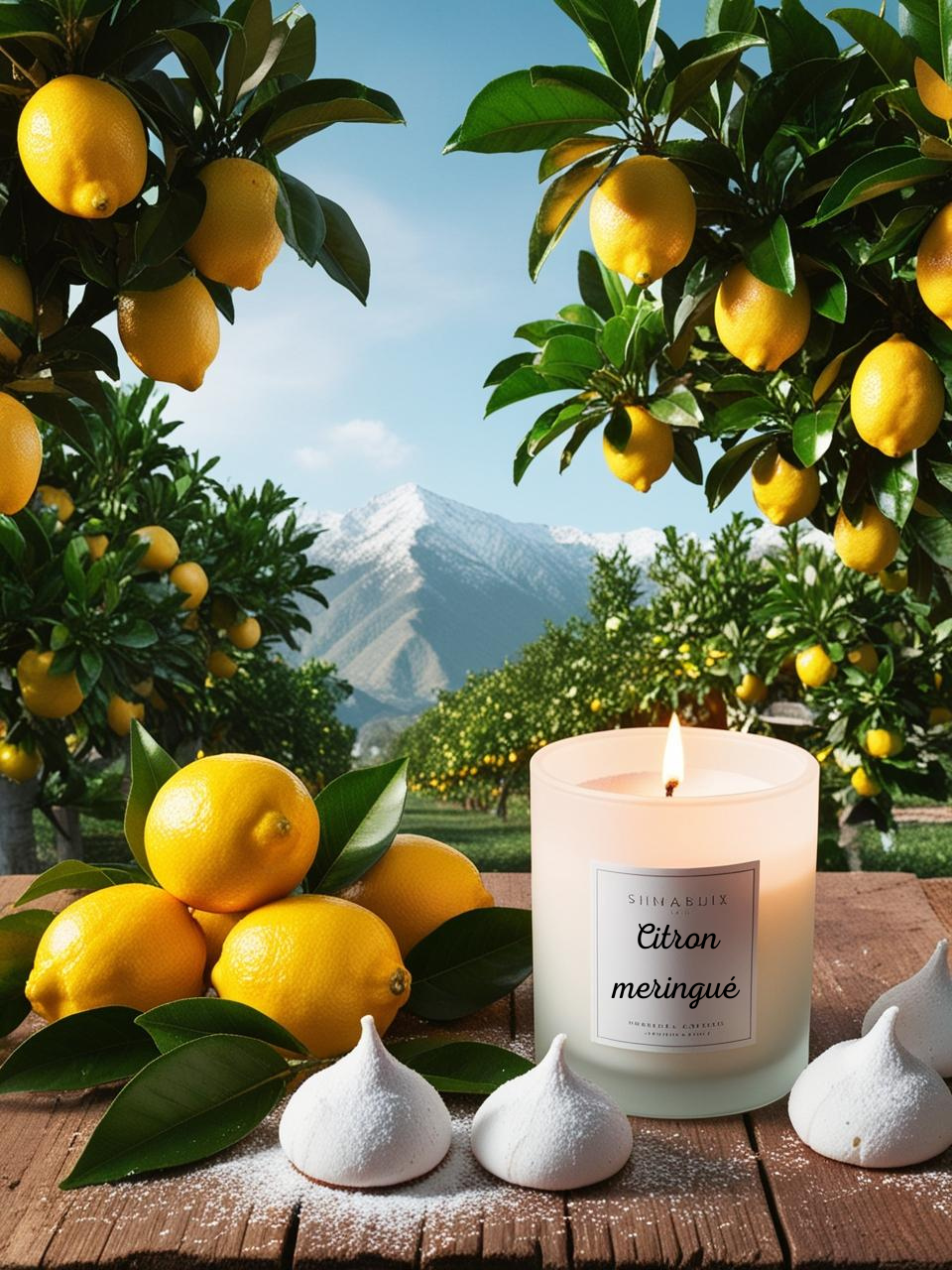 Bougie Parfumée Citron meringué