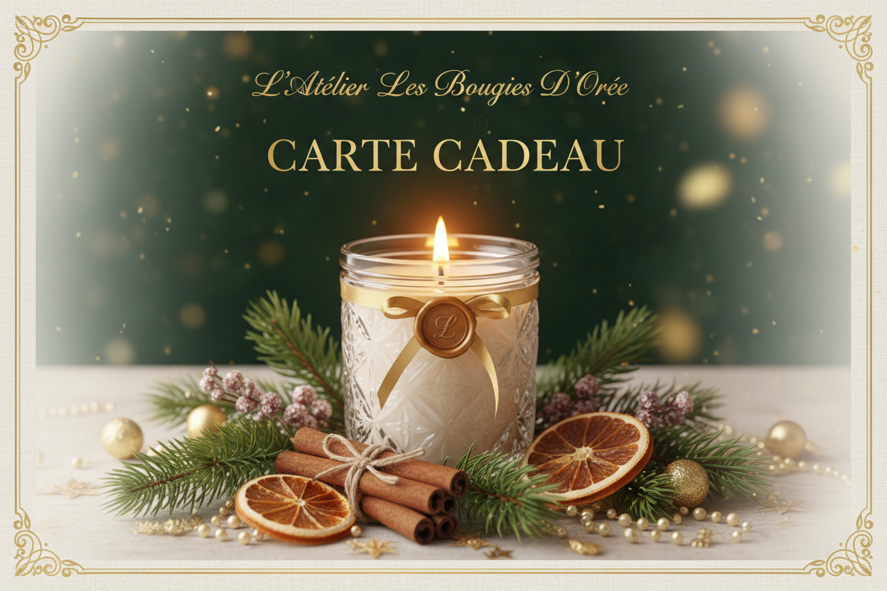 Carte cadeau L'Atelier Les Bougies D'Orée